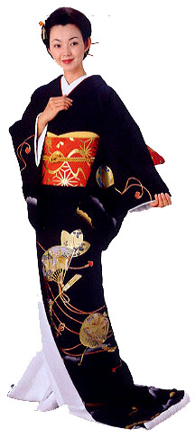 引き摺り（ひきずり）着物 No.2910